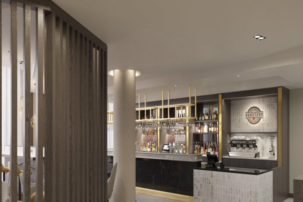 Maldron Hotel Glasgow City Exterior foto The interior of the new coffee house